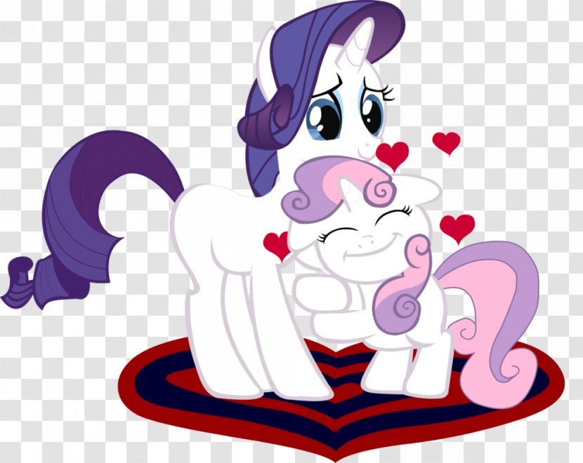 Rarity Cutie Mark Crusaders Photography Horse - Watercolor - Heart Transparent PNG