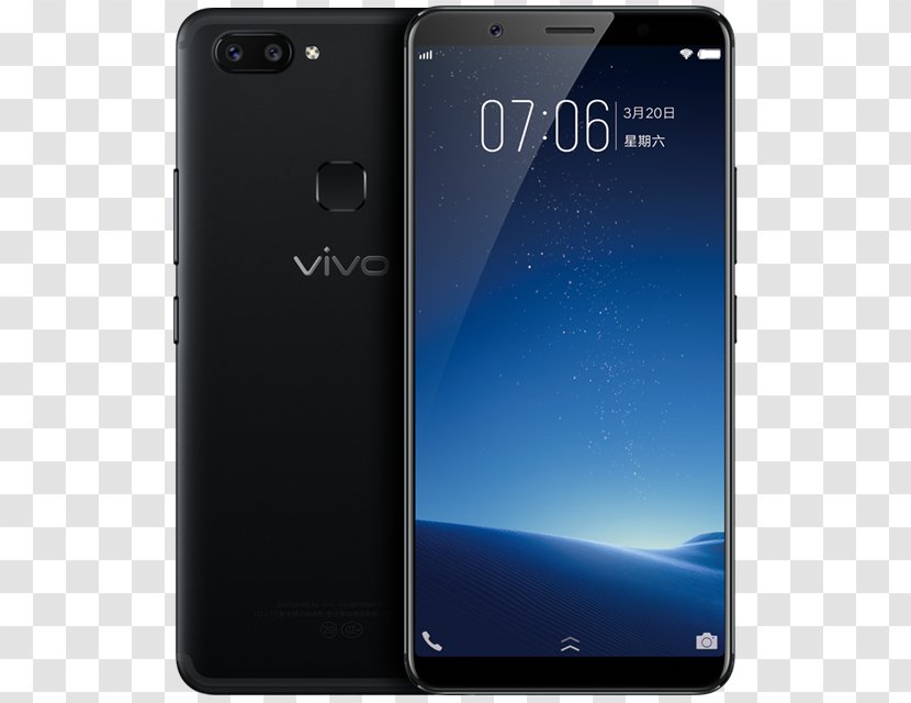 Vivo V9 X20 (64GB, Matte Black) V7 IPhone - Cellular Network - Electronic Device Transparent PNG