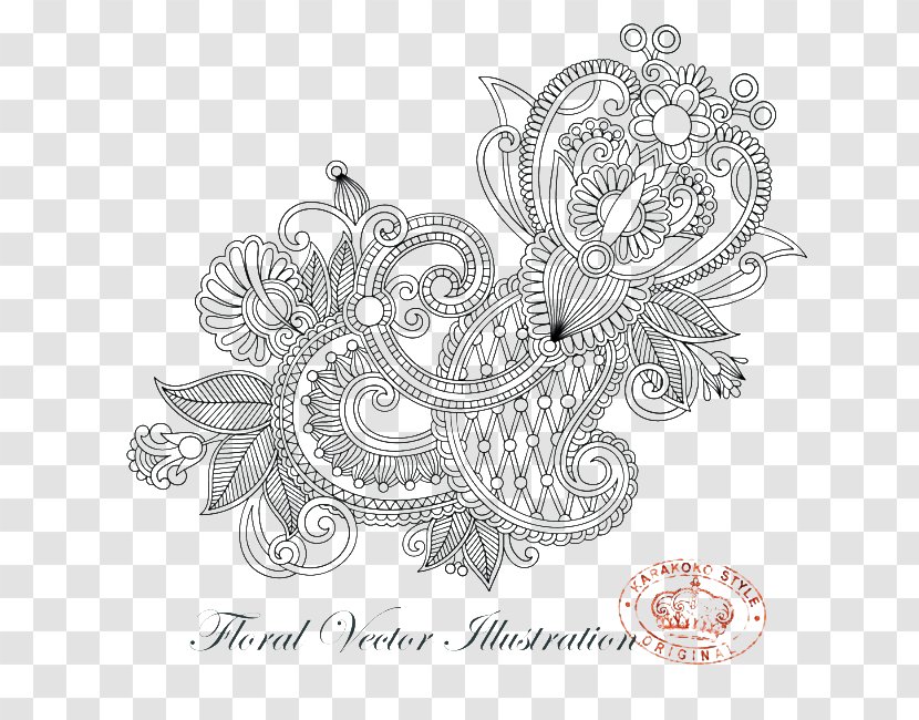 Drawing Line Art - Motif - Tread Patterns Artwork Transparent PNG