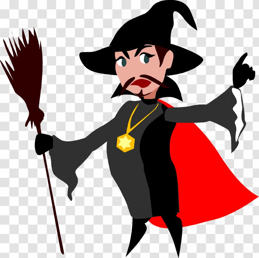 Witchcraft Clip Art - Silhouette - Wizard Transparent PNG