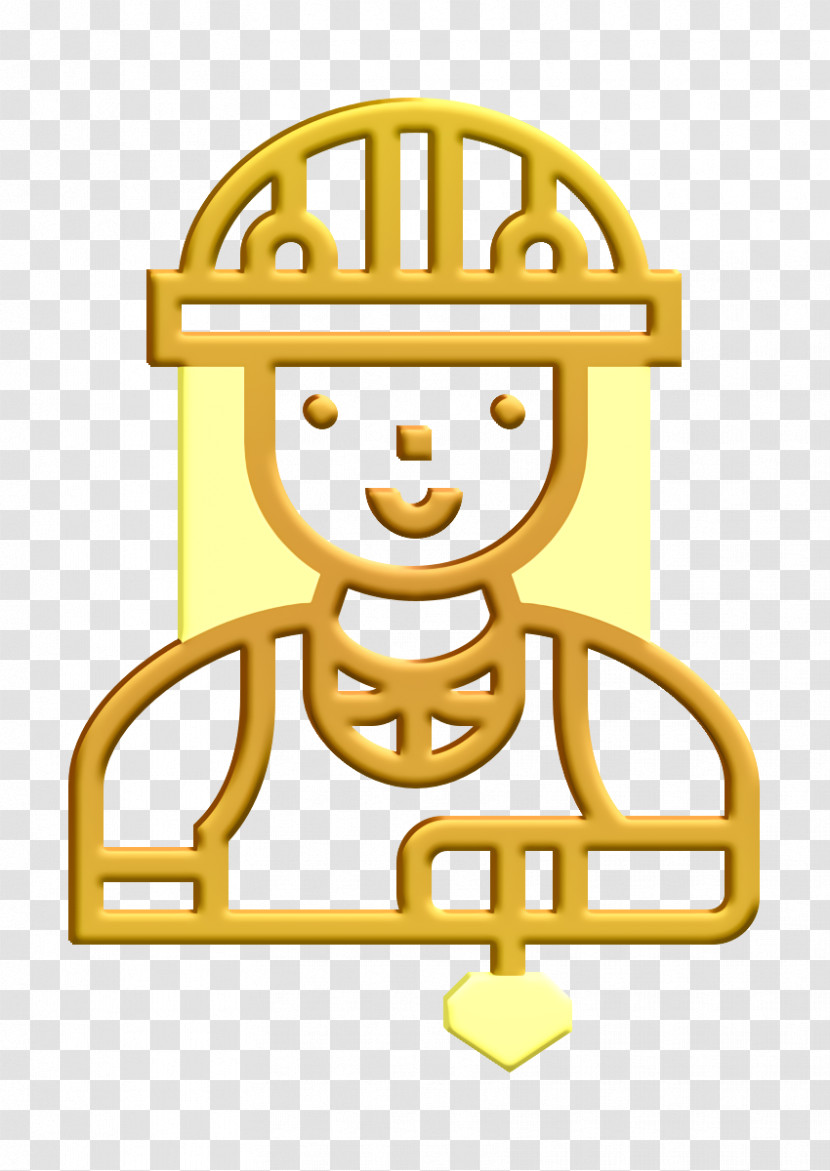 Architect Icon Construction Worker Icon Professions And Jobs Icon Transparent PNG