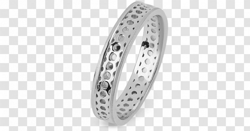 Silver Wedding Ring Body Jewellery - Platinum Transparent PNG