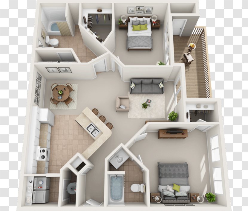 Fountain Park Apartments Home House Renting - Apartment Transparent PNG