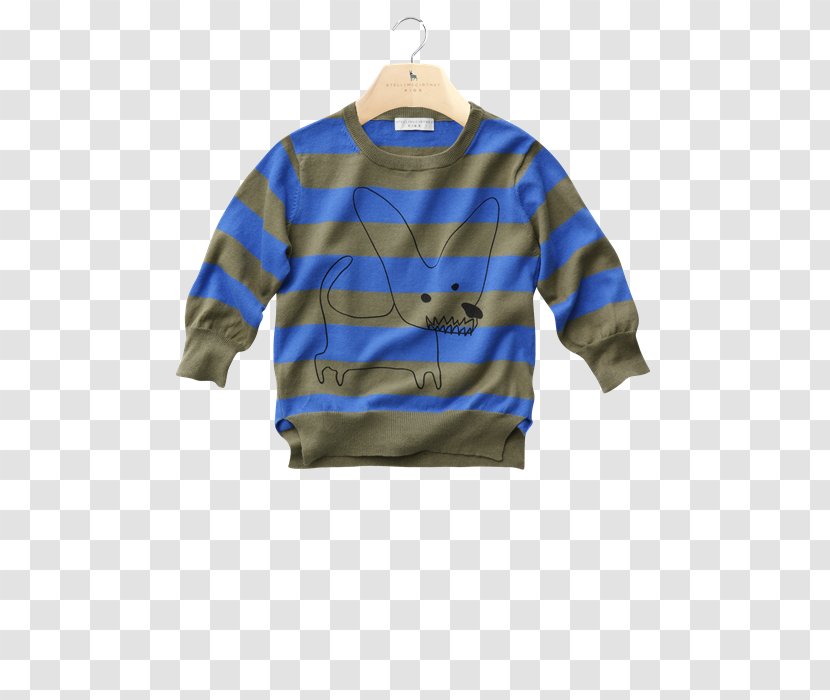 T-shirt Sleeve Sweater Outerwear Neck - Stella Mccartney Transparent PNG