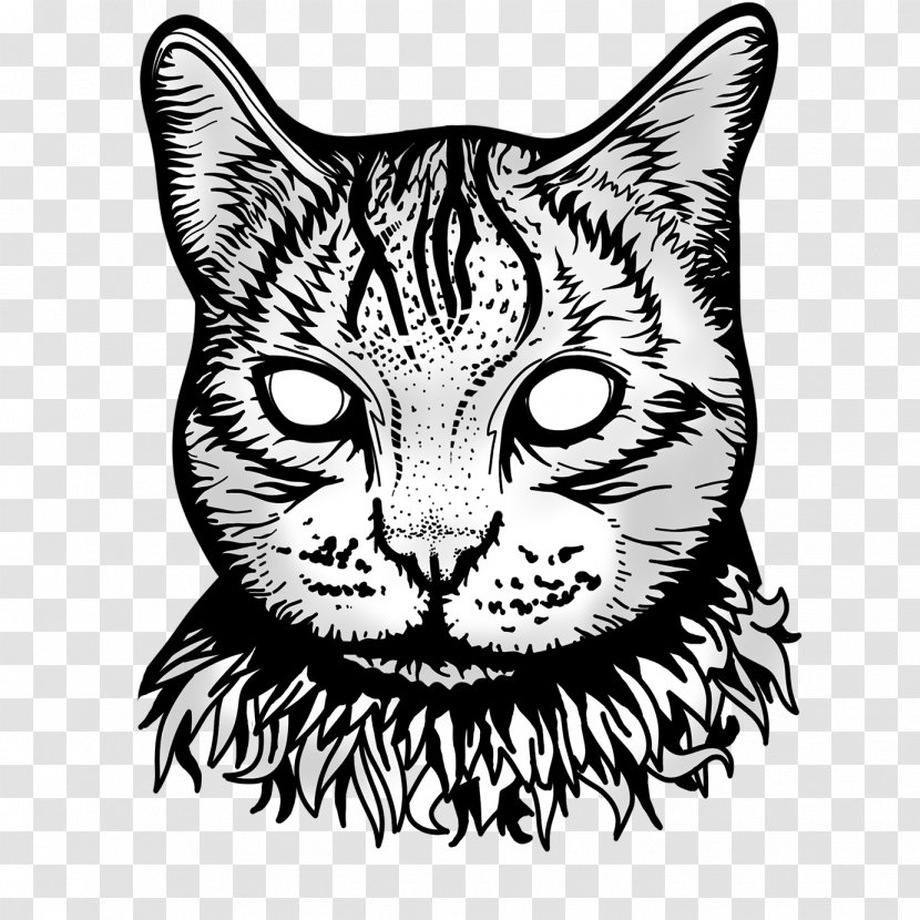 Whiskers Tabby Cat Domestic Short-haired Wildcat - Cartoon Transparent PNG