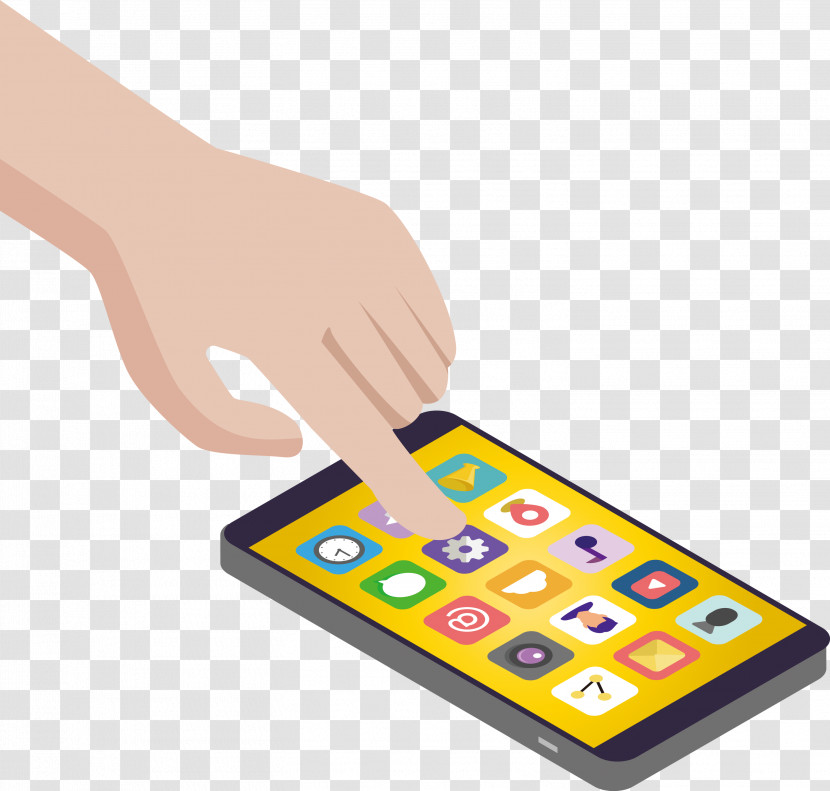 Smartphone Hand Transparent PNG