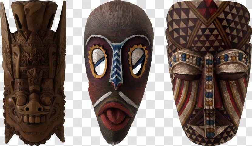 Traditional African Masks Headgear Costume - Mask Transparent PNG
