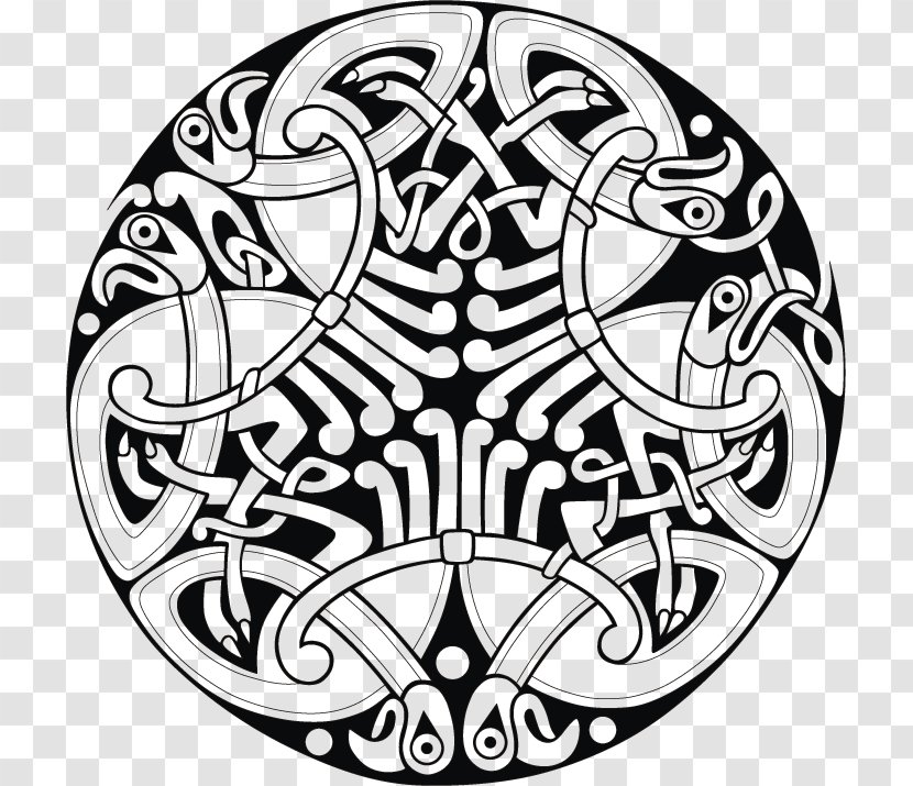 Celtic Knot Celts Ornament Art - B46 Embroidery Print Transparent PNG