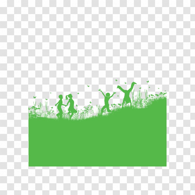 Child Royalty-free Play Illustration - Diagram - Green Silhouette Transparent PNG