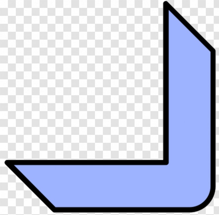 Triangle Line Font - Rectangle - Electric Blue Transparent PNG