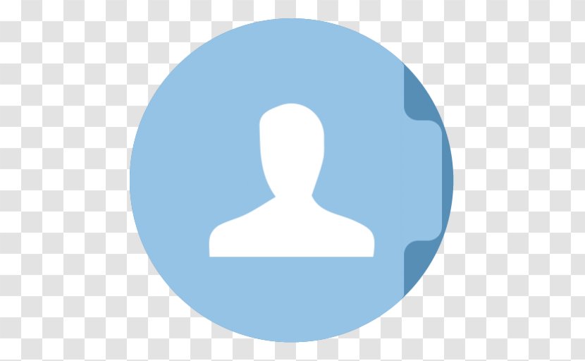 Blue Silhouette Neck Symbol Sky - Brand - Folder Users Transparent PNG