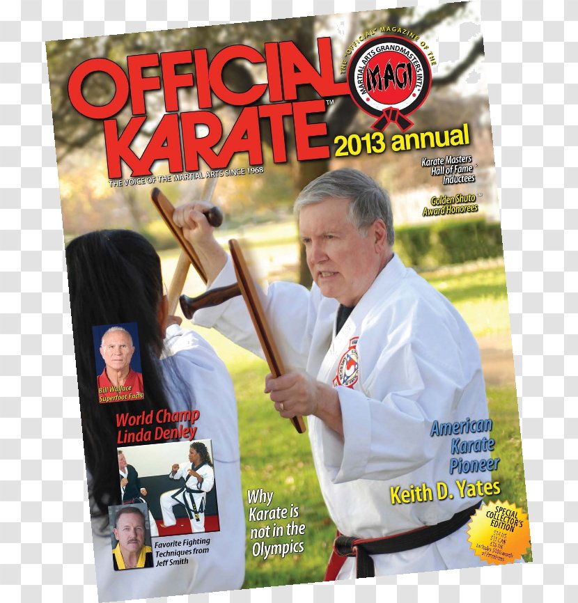 Karate Taekwondo Magazine Knifehand Strike Kenpō - Arnis Transparent PNG