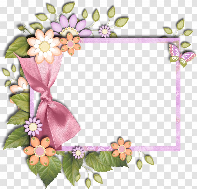 Paper Picture Frames Borders And Scrapbooking - Cut Flowers - Design Transparent PNG