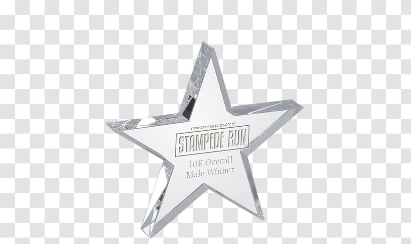 Body Jewellery Angle - Star - Award Glass Transparent PNG