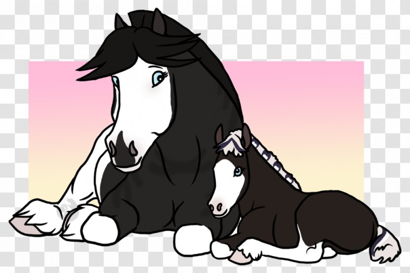 Mustang Pony Stallion Dog Mammal - Watercolor - Daughter Transparent PNG