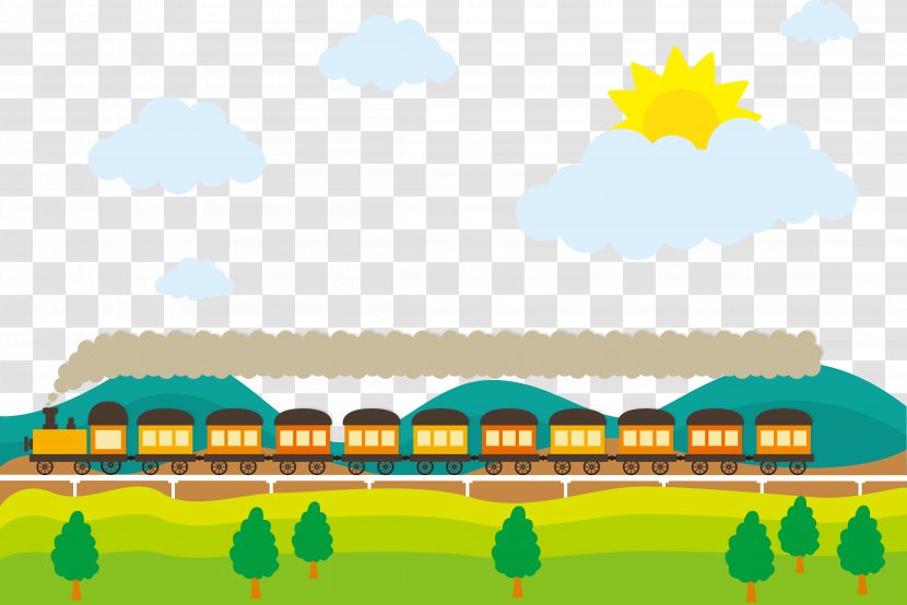 Train Rail Transport Adobe Illustrator - Silhouette - Driving The Vector Transparent PNG