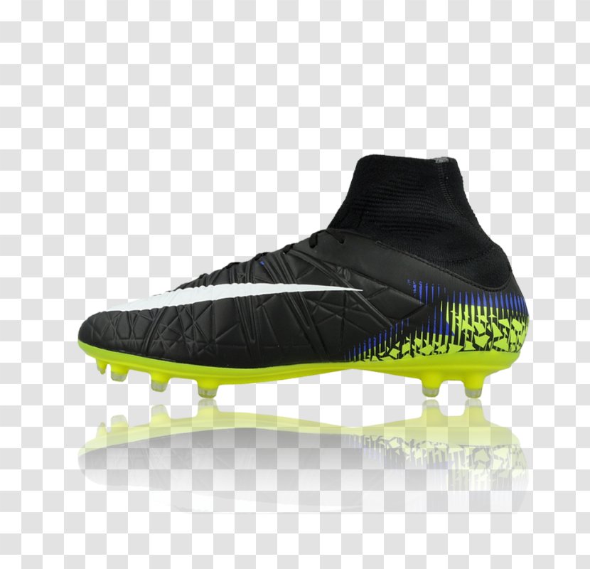 Cleat Nike Hypervenom Football Boot Shoe - Black M - Dynamic Lines Of The Picture Material Transparent PNG