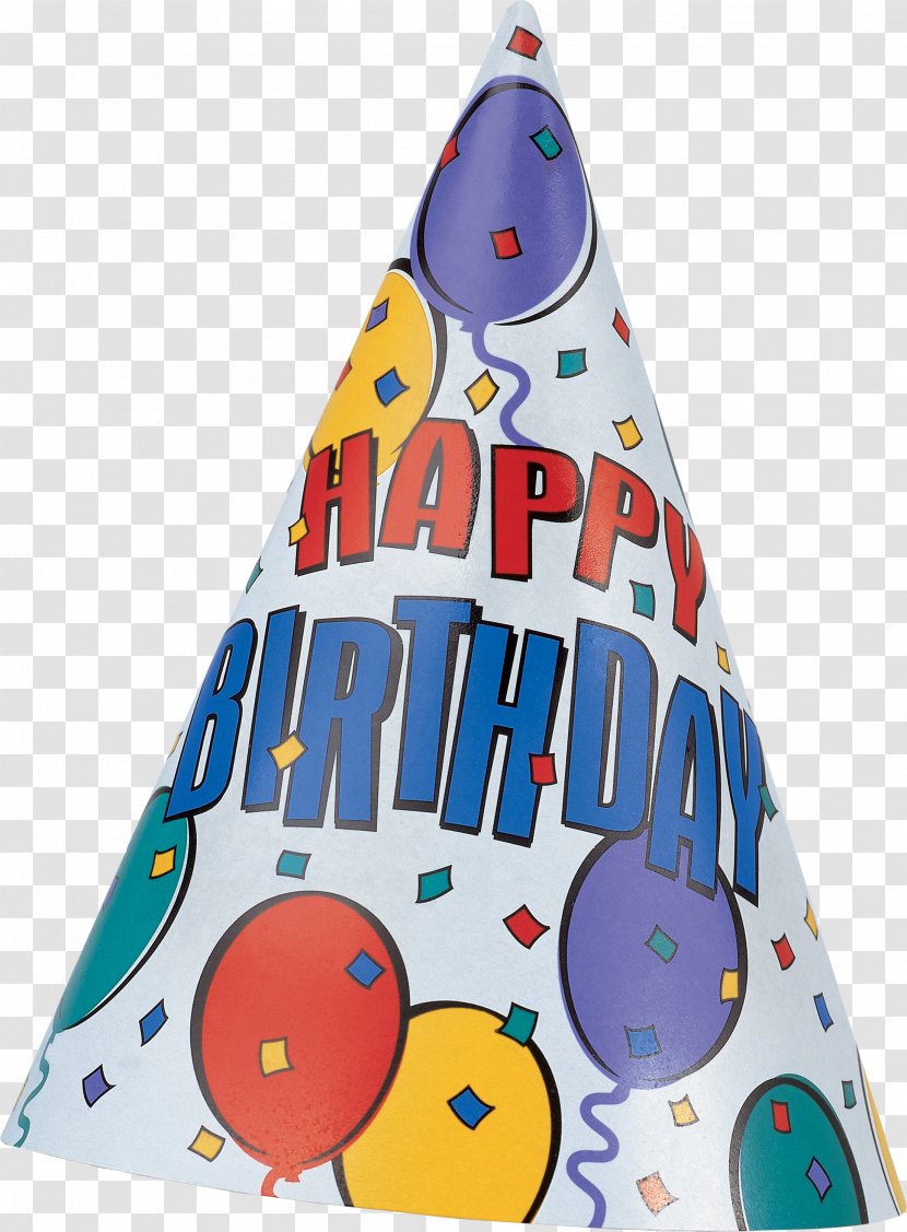 Birthday Cake Paper Happy To You Clip Art - Cone - Headdress Transparent PNG