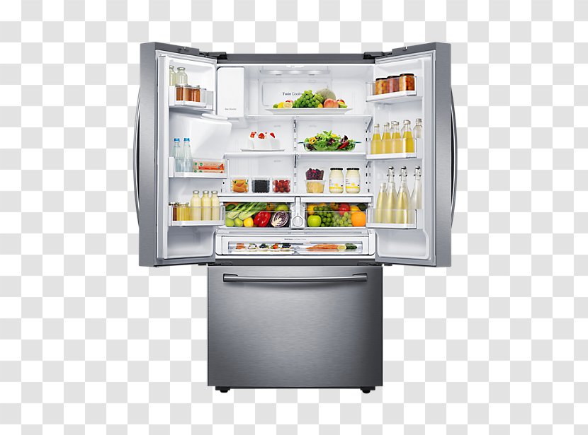 Refrigerator Samsung RF23HCEDB Frigidaire Gallery FGHB2866P Door RF28HFEDB - Major Appliance Transparent PNG
