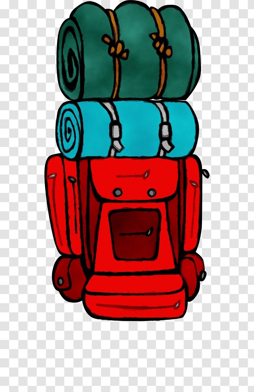Backpack Cartoon - Backpacking Transparent PNG