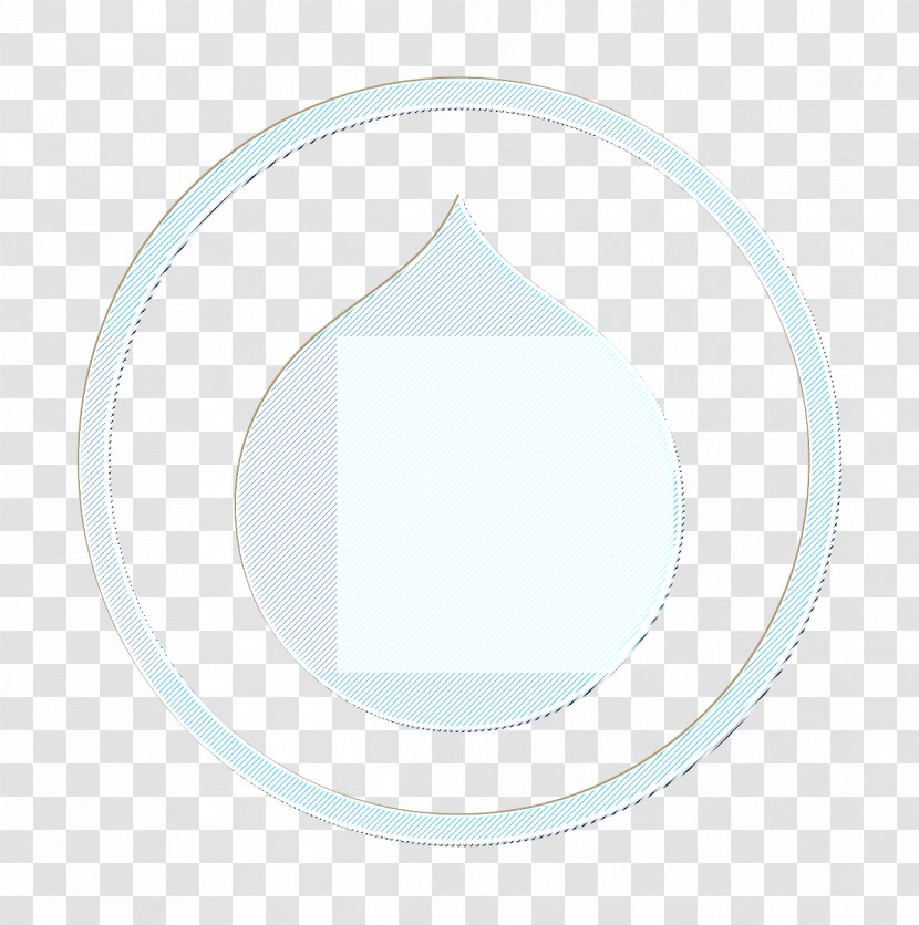 Drupal Icon Internet Web - Blackandwhite Oval Transparent PNG