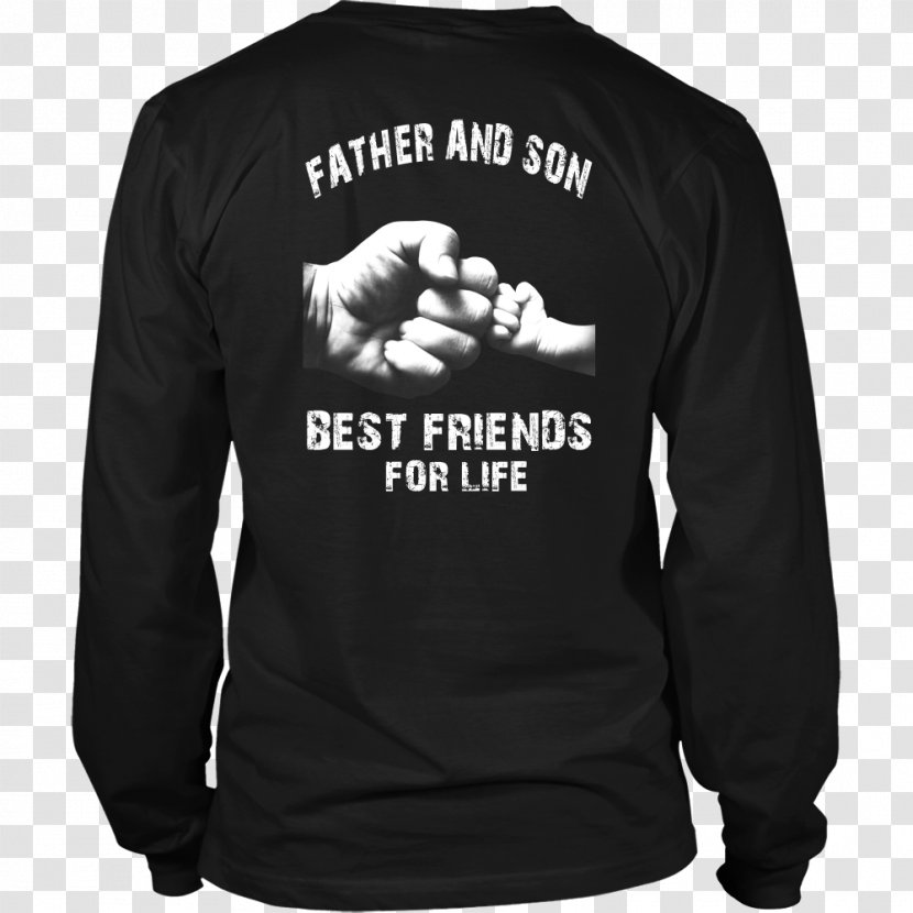 T-shirt Hoodie Father Clothing - Cartoon - Best Friend Sweatshirts Transparent PNG