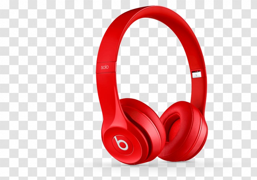 Beats Solo 2 Electronics Headphones Wireless Product Red Transparent PNG
