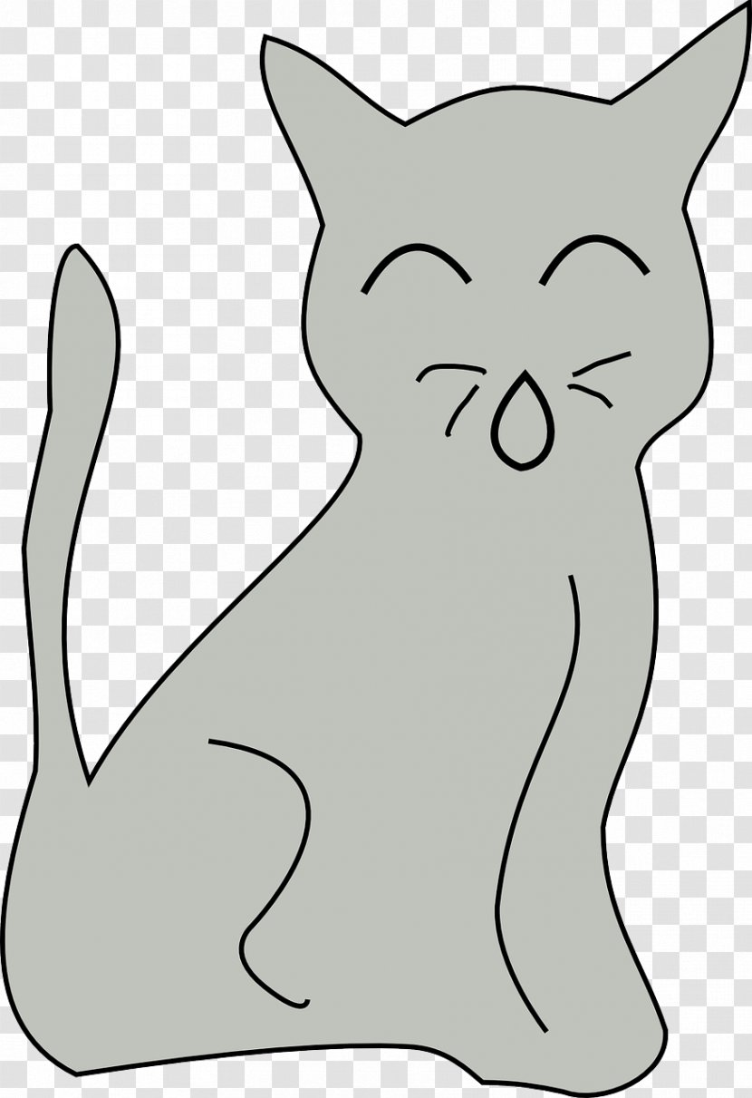 Kitten Whiskers Domestic Short-haired Cat Tabby Clip Art - Silhouette Transparent PNG
