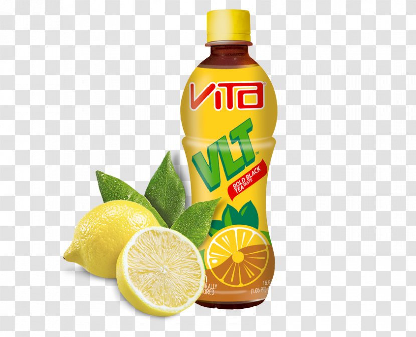 Green Tea Vita Drink Lemon - Citrus Transparent PNG
