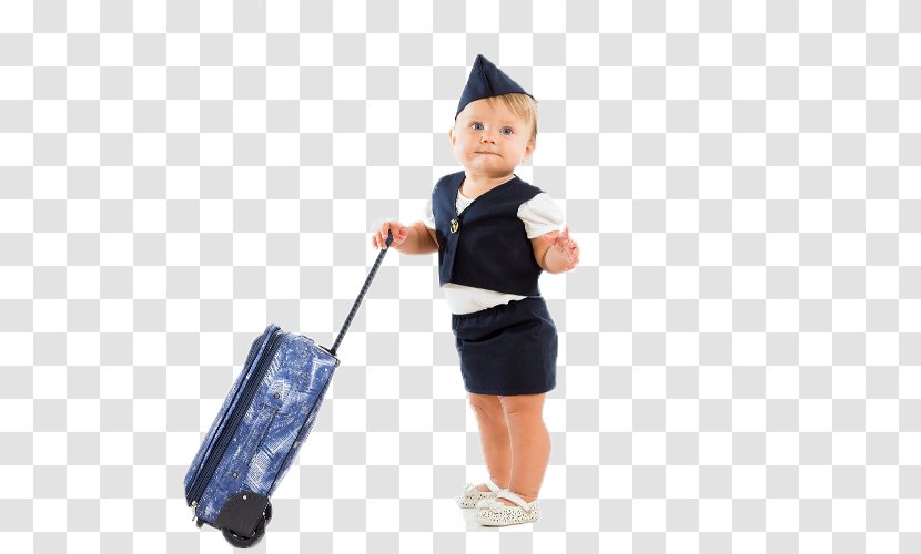 Stock Photography Flight Attendant Airplane Child - Cartoon Transparent PNG