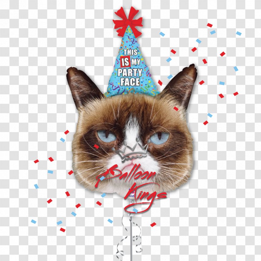 Grumpy Cat 9 PC Birthday Balloon Bouquet By Betallic Transparent PNG