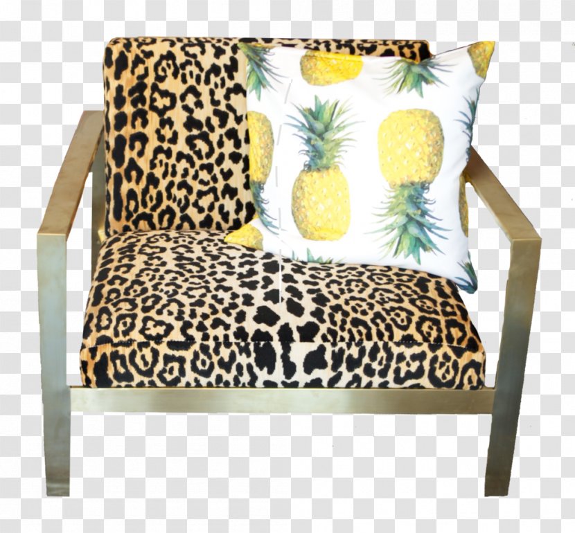 Chair Leopard Furniture Couch Cushion - Fashion Personalized Business Cards Transparent PNG