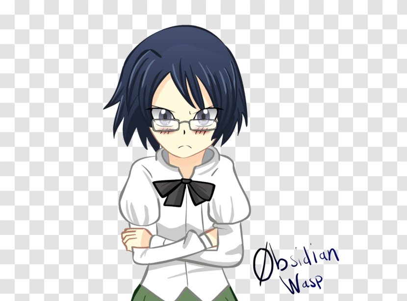 Shizune Drawing DeviantArt Black Hair - Flower - Cartoon Transparent PNG