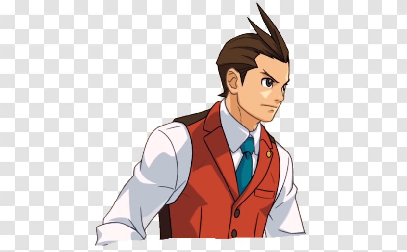 Apollo Justice: Ace Attorney Phoenix Wright: − Justice For All Trials And Tribulations - Cartoon - Watercolor Transparent PNG