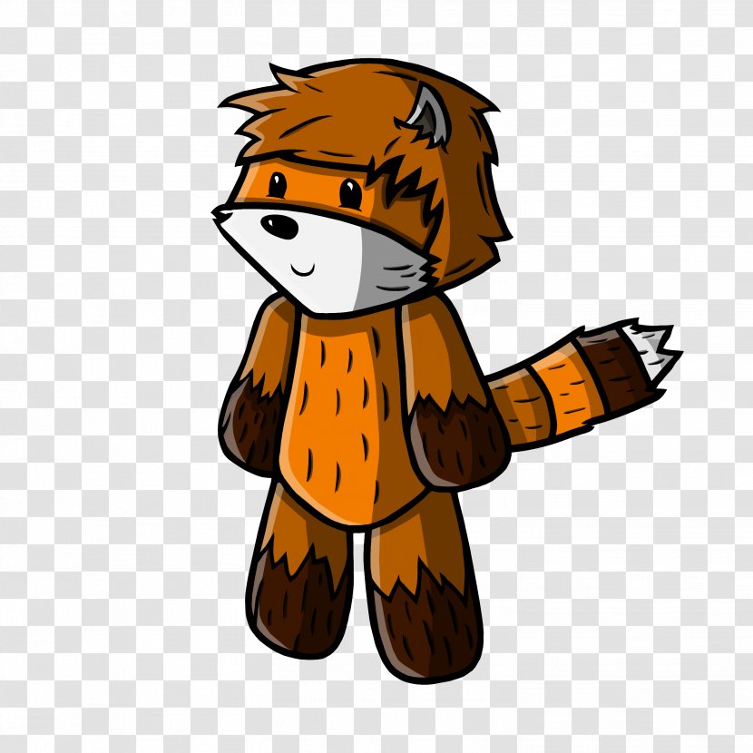 Minecraft: Pocket Edition Red Panda Giant PlayStation 4 - Watercolor Transparent PNG