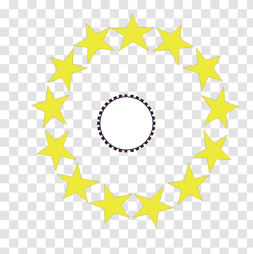 United States Army Logo Military Clip Art - Flag Of The - Consisting A Circle Yellow Stars Transparent PNG