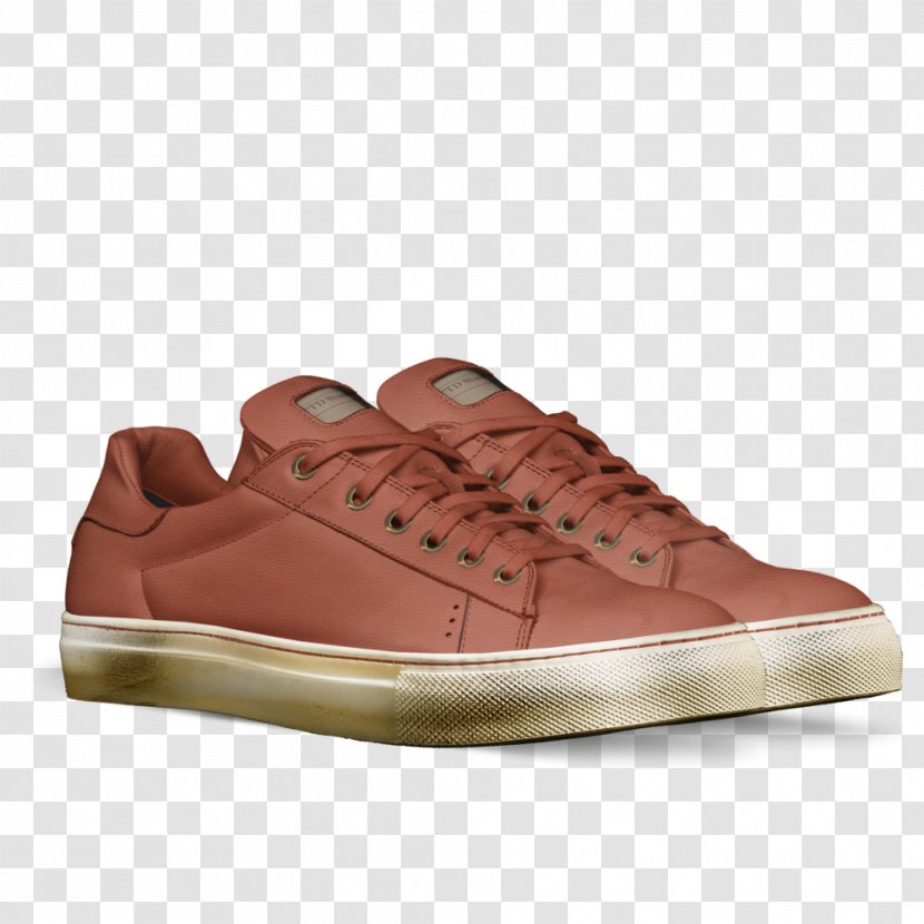 Skate Shoe Sneakers Leather Suede - Brown Transparent PNG