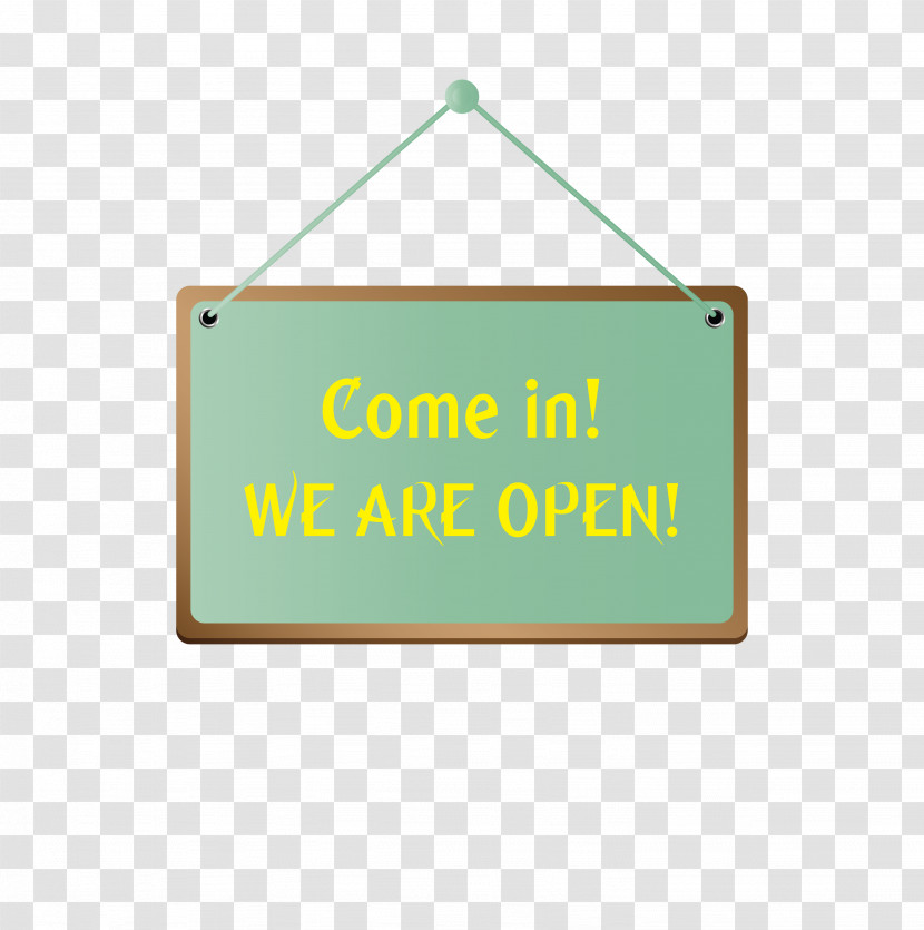 We Are Open Transparent PNG