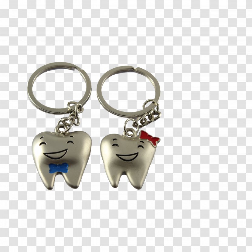 Key Chains Tooth Ceramic Implant Earring - Keychain - Loupe Magnifier Transparent PNG