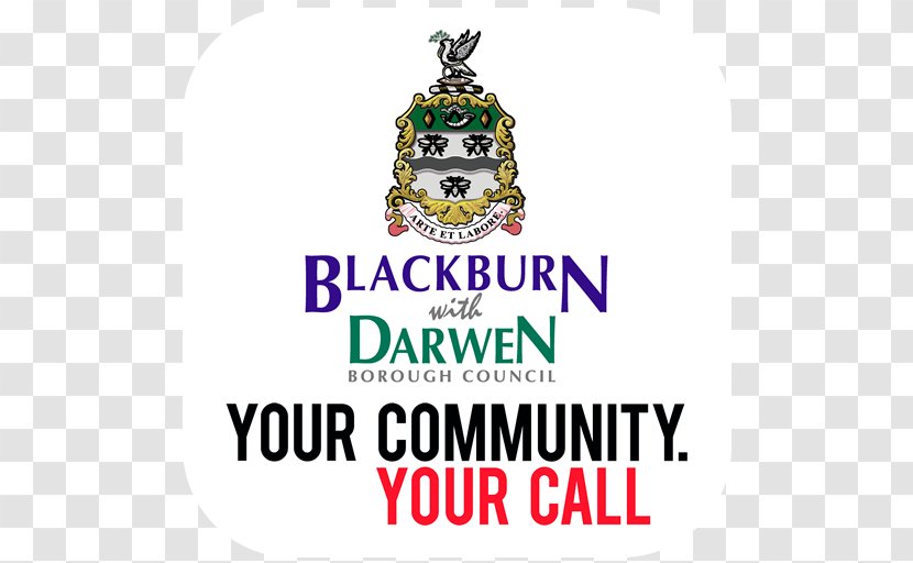 Blackburn With Darwen Logo Brand Animal Font - Council Transparent PNG