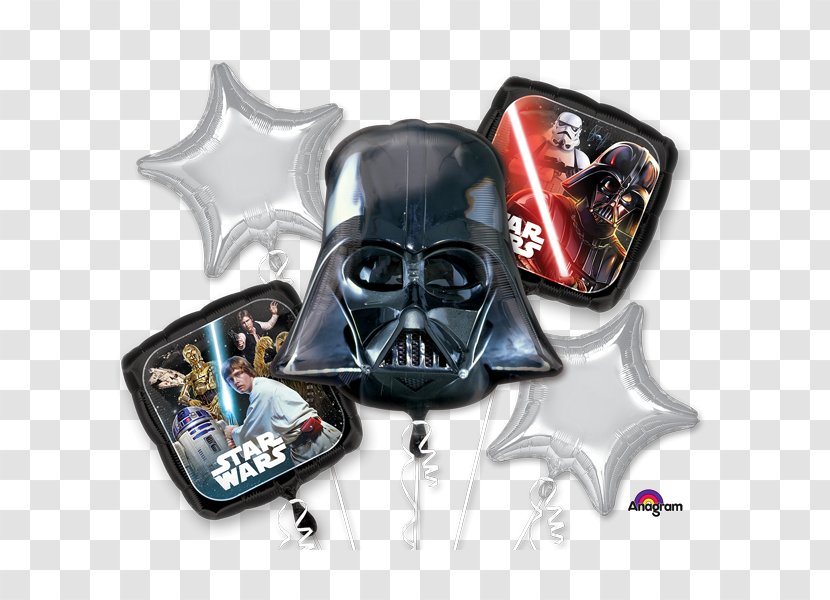 R2-D2 Mylar Balloon Anakin Skywalker Star Wars - Skull Transparent PNG