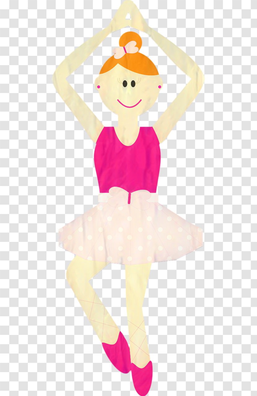 Pink Background - Costume - Style Ballet Flat Transparent PNG