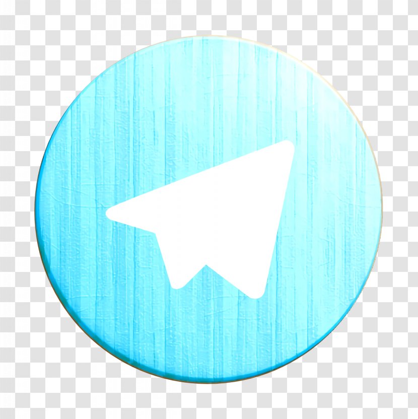 Chat Icon Telegram - Teal - Logo Electric Blue Transparent PNG