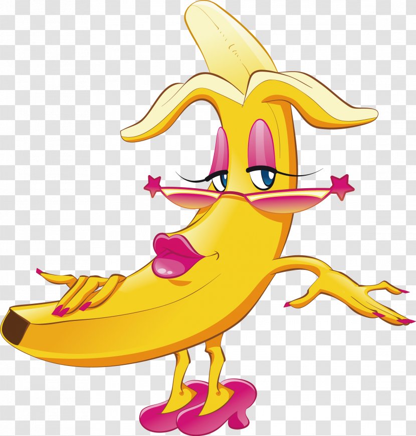 Banana - Child - Vector Transparent PNG