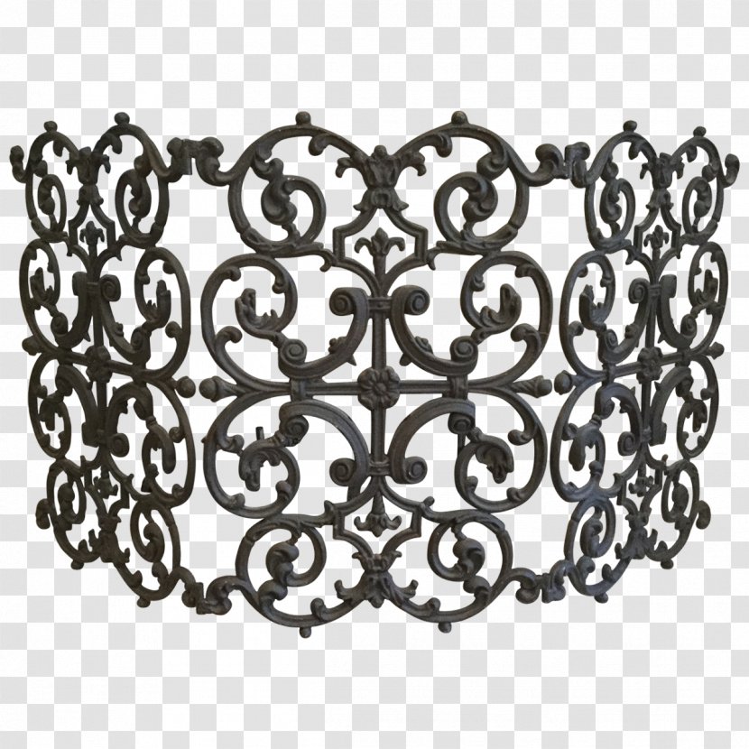 Fire Screen Cast Iron Living Room Wrought Fireplace - Door - Traditional Transparent PNG