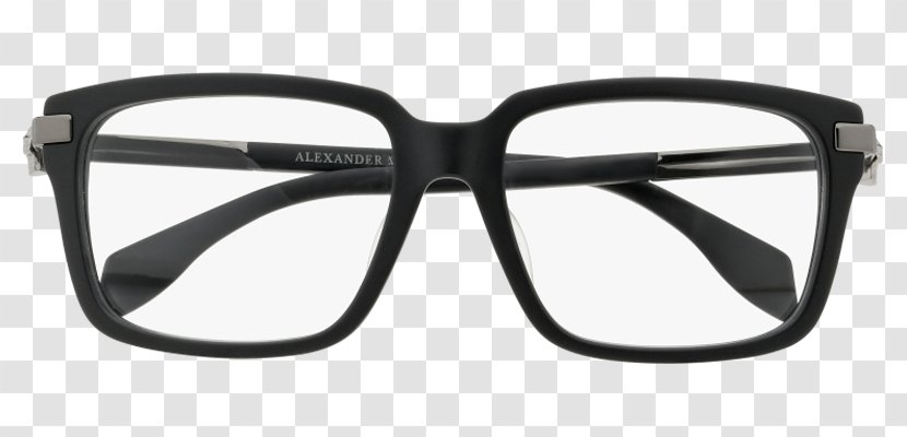 Goggles Sunglasses - Black - Alexander Mcqueen Transparent PNG