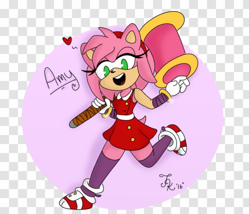 Amy Rose Sonic The Hedgehog Equestria - Watercolor Transparent PNG