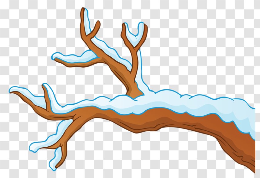 Snow Royalty-free Clip Art - Frame - Winter Tree Branches Transparent PNG
