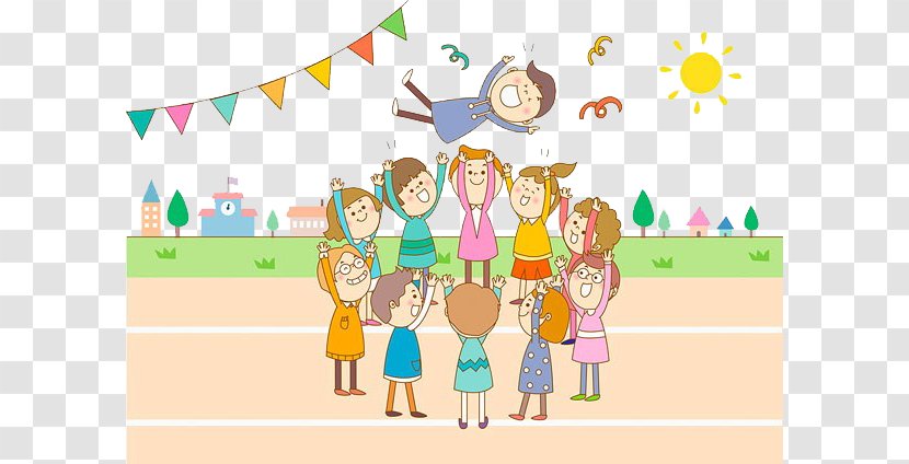 Drawing Getty Images Illustration - Area - The Children Are Happy Transparent PNG