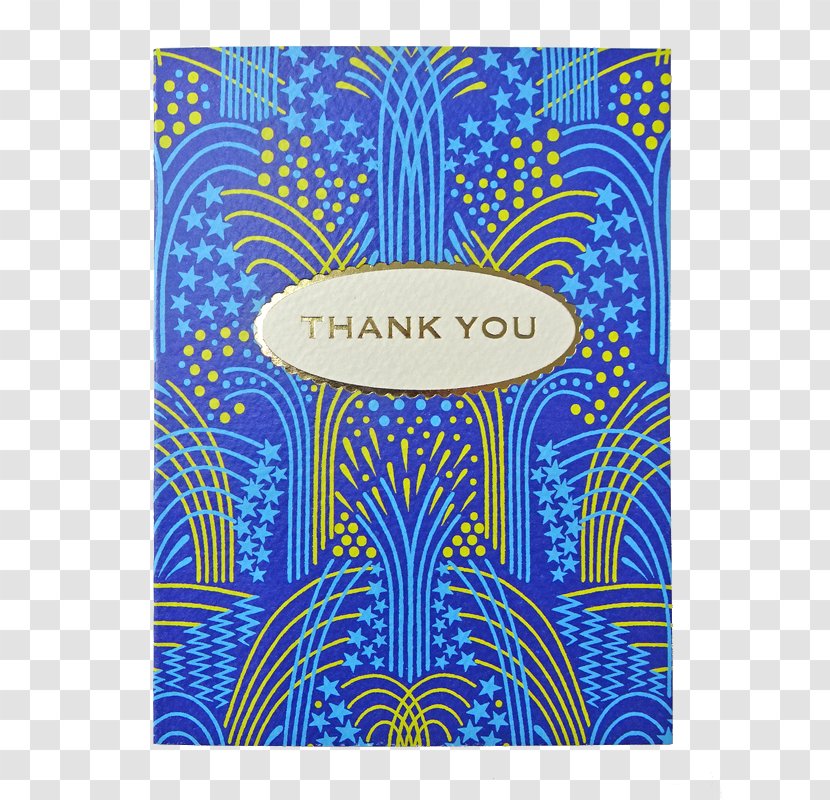 Graphic Design Visual Arts Cobalt Blue Pattern - Thank You For Shopping Transparent PNG